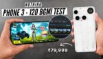 Nothing Phone 3 BGMI Gaming Test